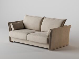 Sofa rozkładana dwuosobowa Ravioli Absynth