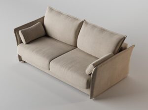 Sofa rozkładana dwuosobowa Ravioli Absynth