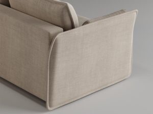 Sofa rozkładana dwuosobowa Ravioli Absynth