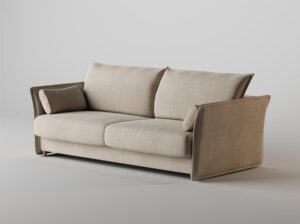 Sofa rozkładana trzyosobowa Ravioli Absynth