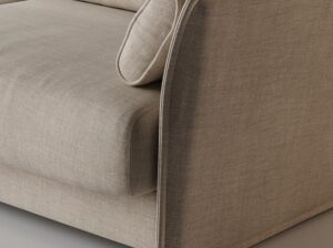 Sofa rozkładana trzyosobowa Ravioli Absynth