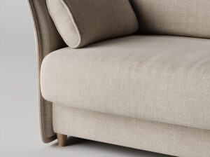 Sofa rozkładana trzyosobowa Ravioli Absynth