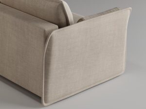 Sofa rozkładana trzyosobowa Ravioli Absynth