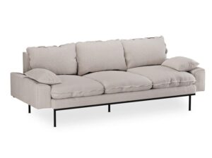 Sofa trzyosobowa Retro beżowa HKliving