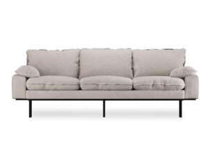 Sofa trzyosobowa Retro beżowa HKliving