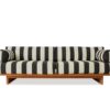 Sofa z drewna tekowego stracciatella HKliving