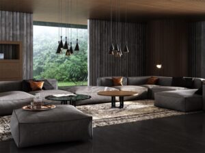 Sofa z funkcją spania i pojemnikiem na pościel 200 Noi Comfort Absynth