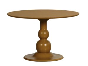 Stół do jadalni Blanco 120 cm – miodowy żółty Be Pure