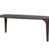 Stół Fiore 230x95 cm z drewna mango ciemny brąz Woood