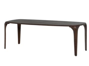 Stół Fiore 230x95 cm z drewna mango ciemny brąz Woood