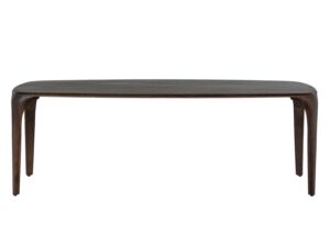 Stół Fiore 230x95 cm z drewna mango ciemny brąz Woood