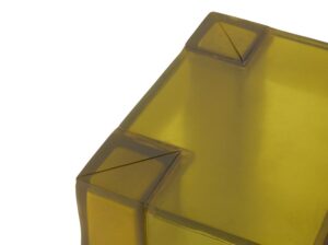 Stołek Resin żółty vintage HKliving