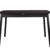 Stół rozkładany Glimps 120/162x80 czarny, Zuiver