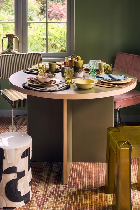 Stolik boczny Ceramic czarny tusz HKliving