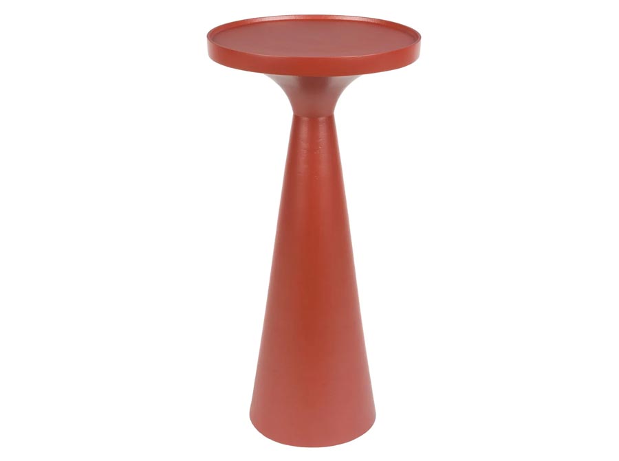 Stolik boczny Floss burgundowy Zuiver