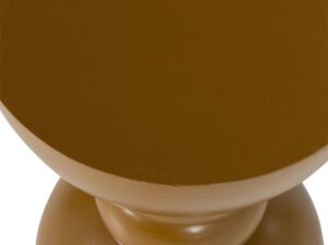 Stolik boczny Miel z drewna mango w kolorze miodowo-żółtym Woood