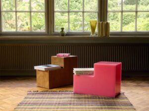 Stolik boczny Pop cube naturalny HKliving
