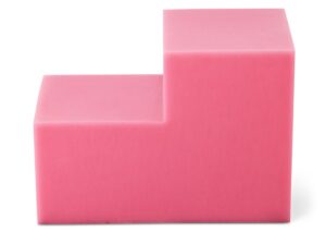 Stolik boczny Pop cube różowy HKliving