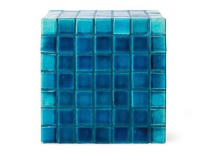 Stolik boczny Tiled turkusowy HKliving