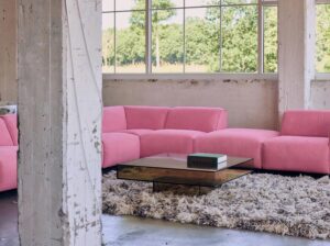 Stolik kawowy Acrylic oliwkowy HKliving