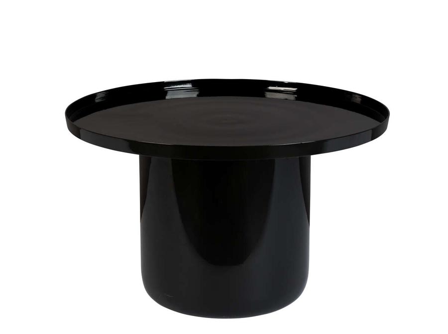 Zuiver :: Stolik kawowy Shiny Bomb czarny śr. 67 cm
