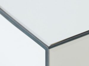 Stolik kawowy z blokiem lustrzanym 90x90 cm HKliving