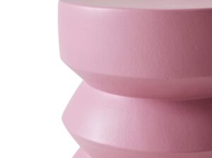 Stolik kawowy z kamionki różowy HKliving