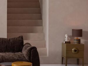 Stolik metalowy Ferry miodowy Woood