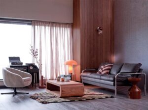 Stolik metalowy Floyd tapenade Woood