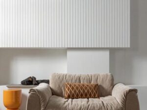 Stolik metalowy Hekla pomarańczowy Woood