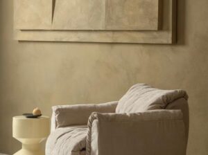 Stolik metalowy Hidde żółty Woood