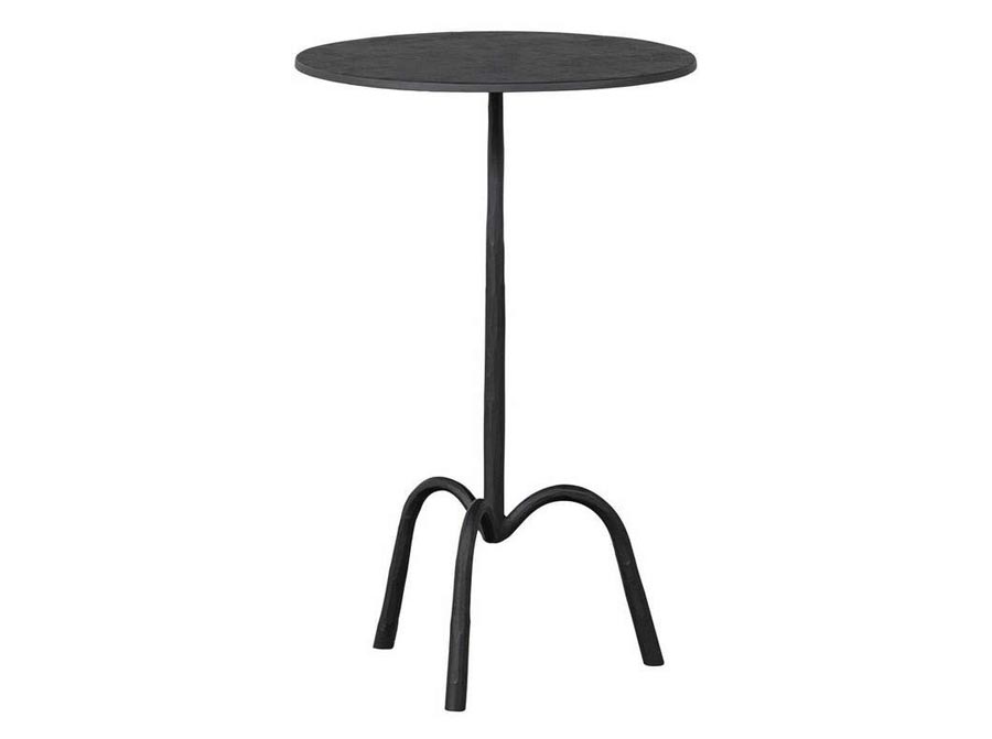 Woood :: Stolik Trey okrągły czarny śr. 38 cm