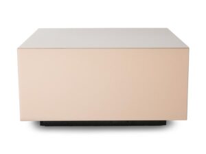 Stolik z blokami lustrzanymi L nude HKliving