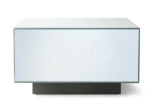 Stolik z blokami lustrzanymi L przezroczysty HKliving