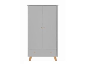 Szafa dwudrzwiowa Zara szara Novelies