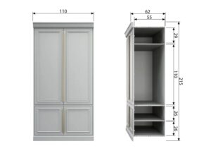 Szafa Organize 62 cm Be Pure