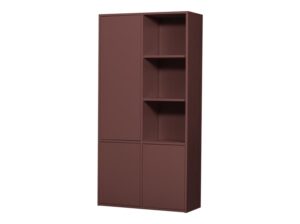 Szafka do przechowywania Merel sosnowa burgund Woood