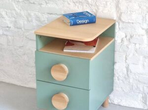 Szafka nocna DABI szałwiowa Ragaba