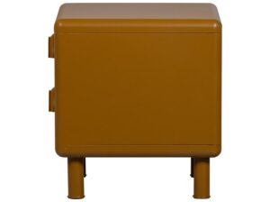 Szafka nocna Rune metalowa kolor miodowy Woood