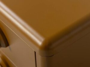 Szafka nocna Rune metalowa kolor miodowy Woood