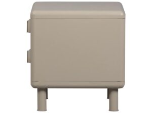 Szafka nocna Rune metalowa kolor piaskowy Woood