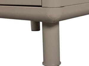 Szafka nocna Rune metalowa kolor piaskowy Woood