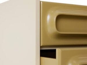 Szafka nocna Space zielona kremowa HKliving