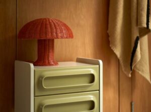 Szafka nocna Space zielona kremowa HKliving