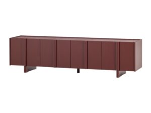 Szafka pod telewizor Basu sosna burgund Woood