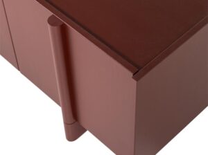 Szafka pod telewizor Basu sosna burgund Woood