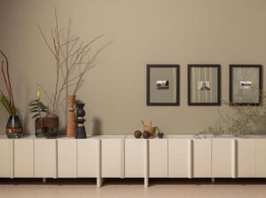 Szafka pod telewizor Basu sosna dust Woood