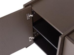 Szafka RTV Brock 102 cm brązowa Woood