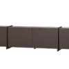 Szafka RTV Brock 200 cm brązowa Woood