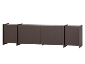 Szafka RTV Brock 200 cm brązowa Woood